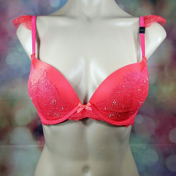 Soutien-gorge Push-up Victoria's Secret Dream Angels Avec Strass - Taille 32DD - Neuf Avec étiquettes